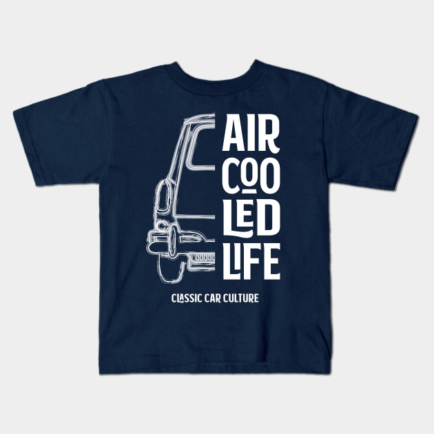 Aircooled Life Type 3 Square Back - Classic Car Culture Kids T-Shirt by Aircooled Life